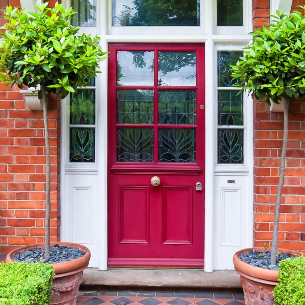 Example of wooden door