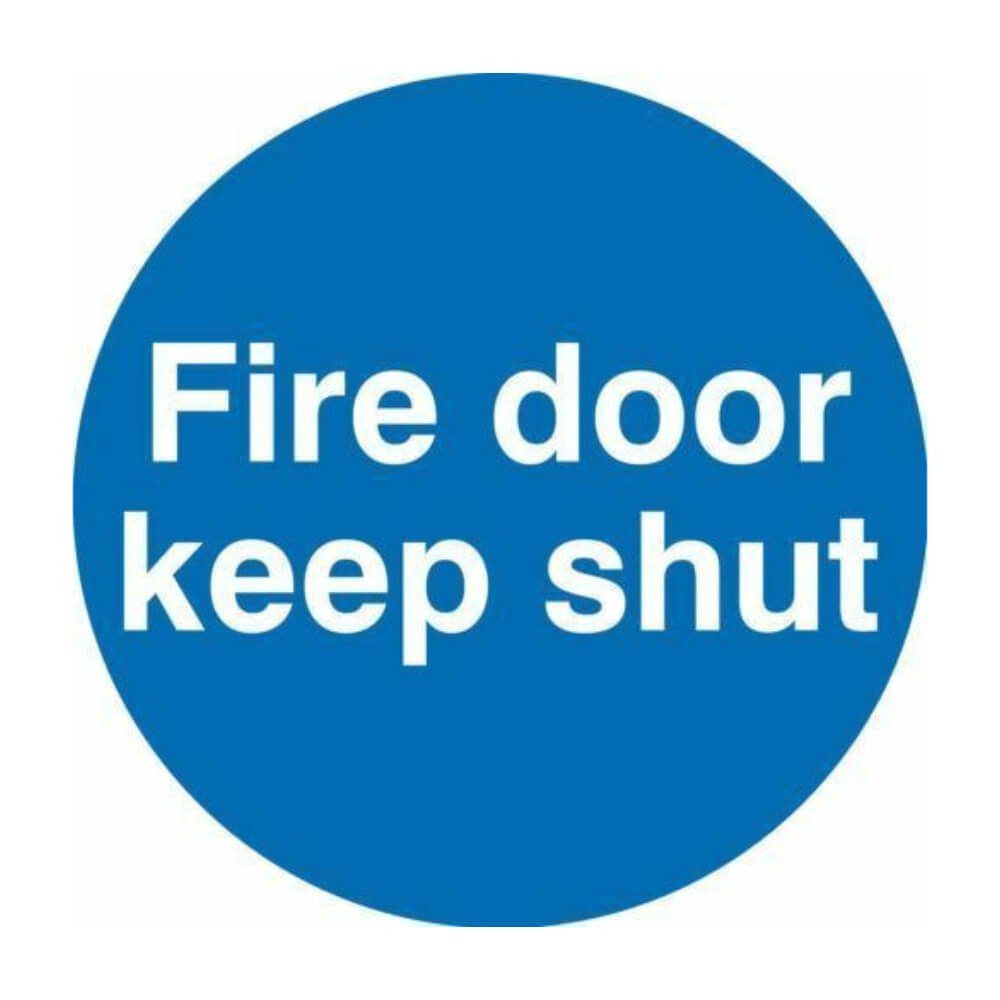 Fire Door Keep Shut Sign