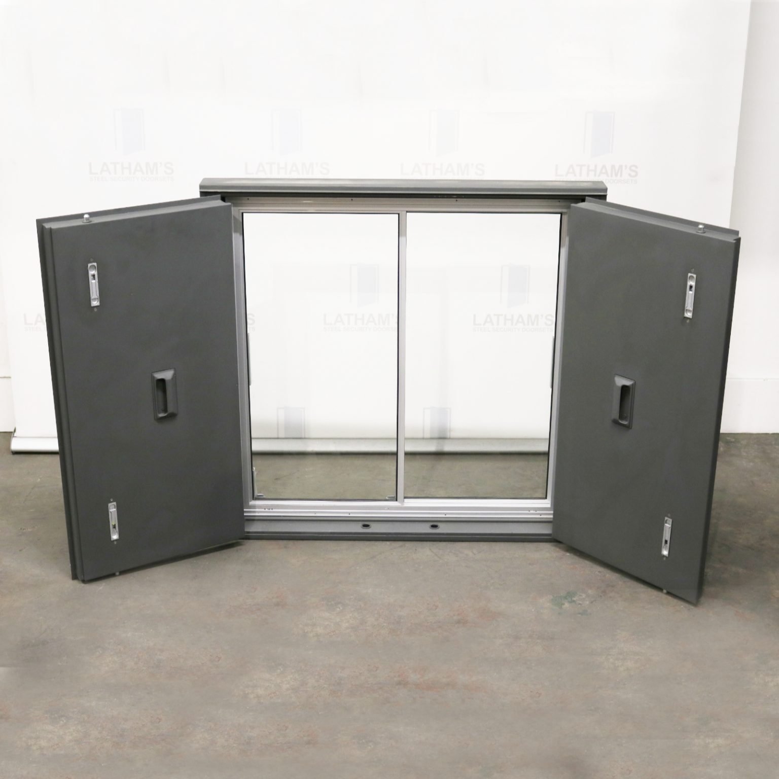 Container Window Shutter - Latham's Steel Doors