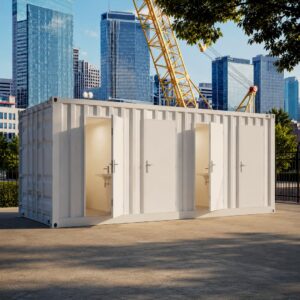 Example of Contruction Site Container with Heavy Duty Container Doors
