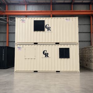 Example of a Sea Container Window Shutter