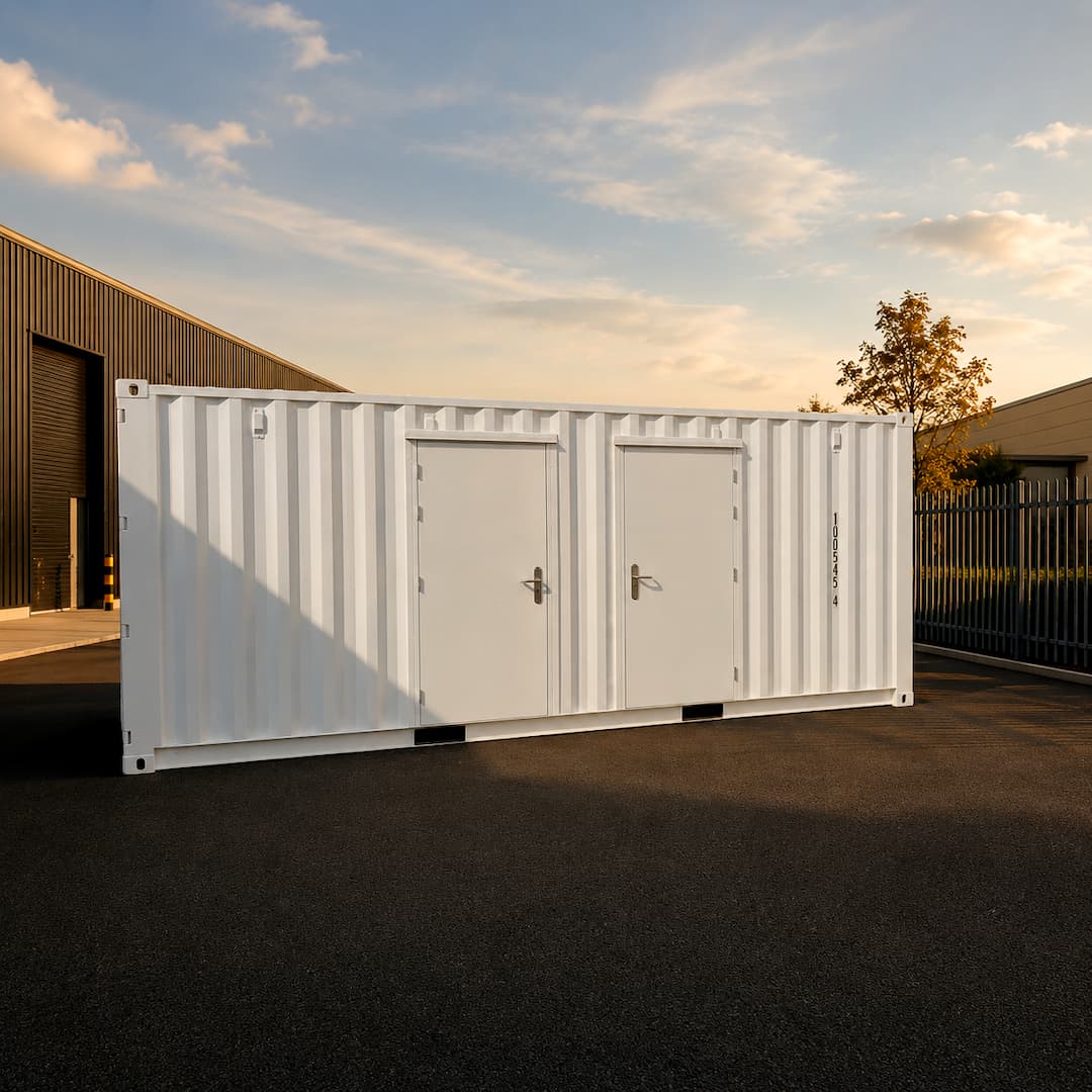 Example of Closed Security Container Side Door