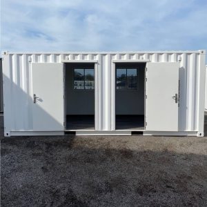 Steel Doors for Shipping Container - Open