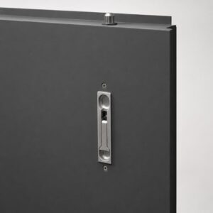 Window Shutter Flush Bolt Installed Example