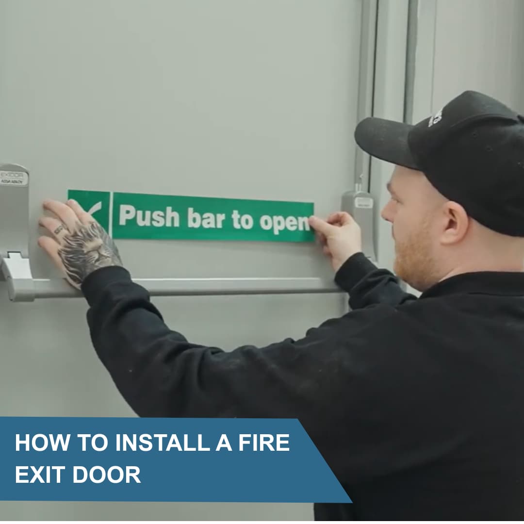 Single Fire Exit Door & Frame - Image 4
