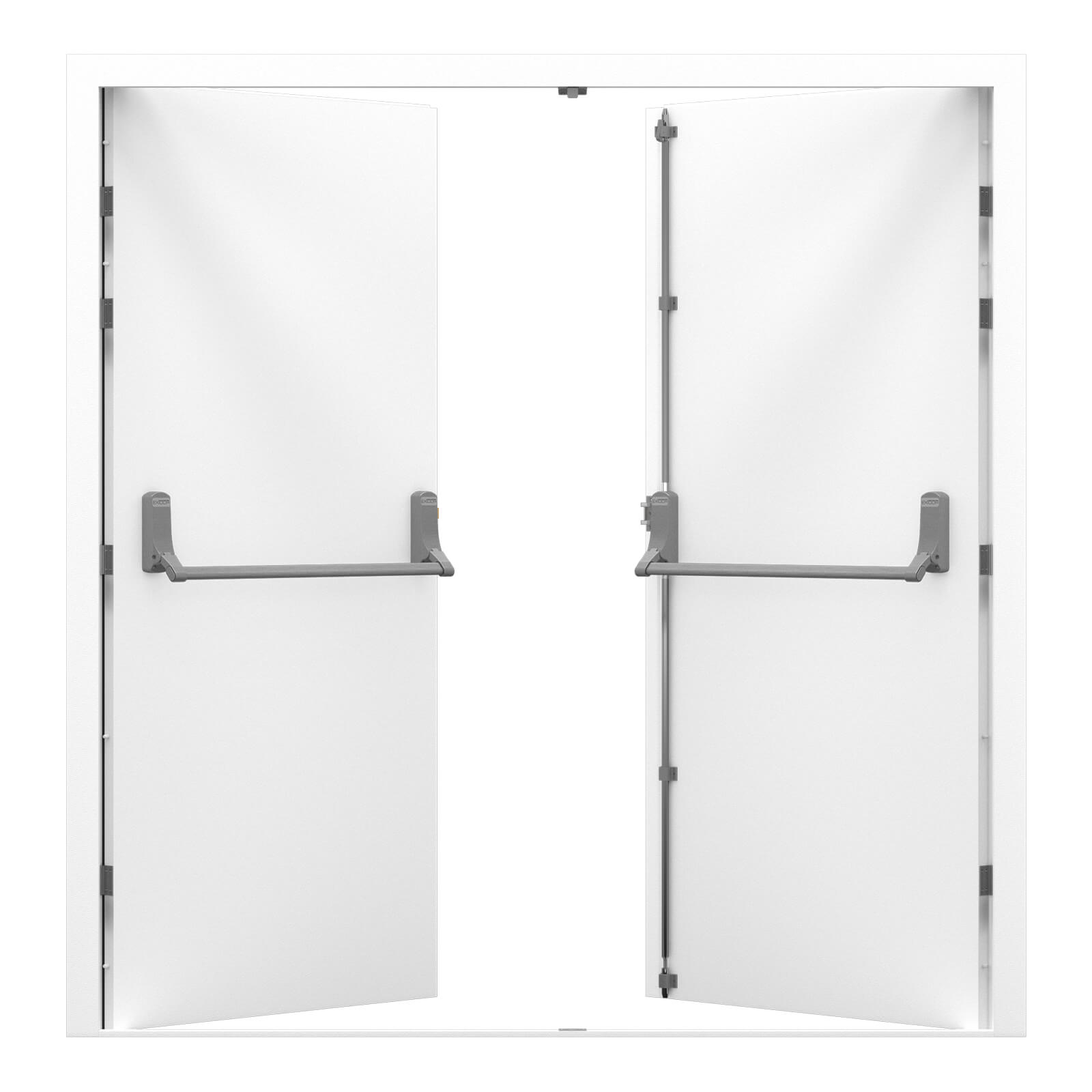 Exidor 285a Adjustable Double Door Panic Bar Latham's Steel Doors