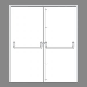 Exidor 285a Adjustable Double Door Panic Bar