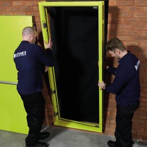 Fire escape door installation video