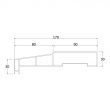 door-sill-CAD-drawing Door sill technical drawing