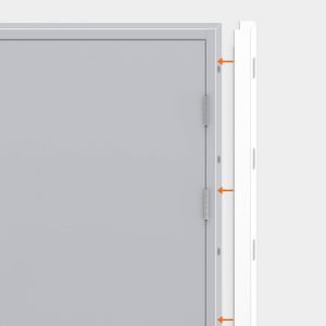 Expandable side panels for Latham's doors