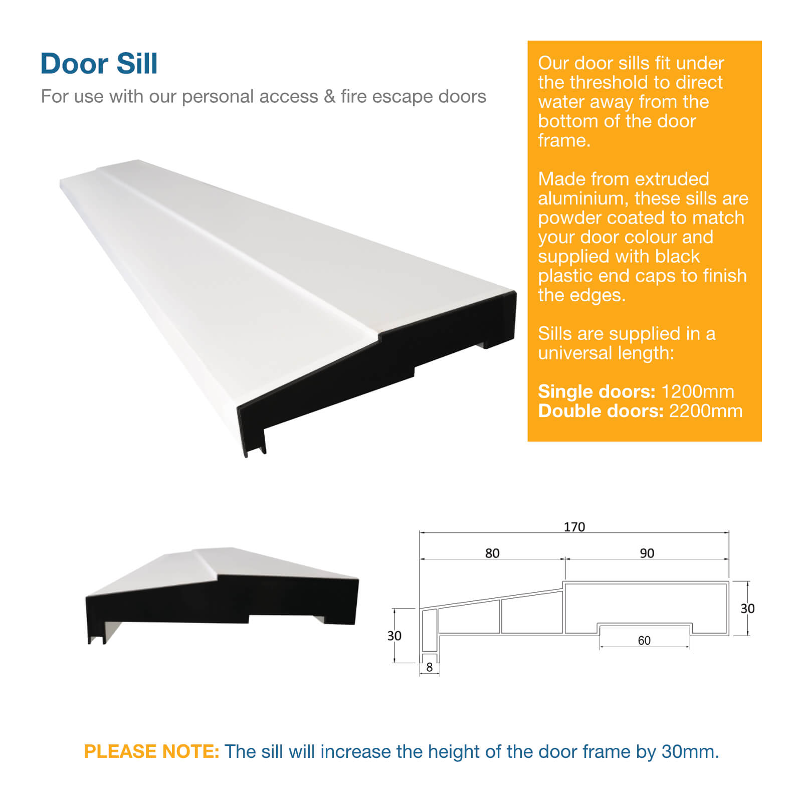 Door Sill Latham's Steel Doors (Australia)