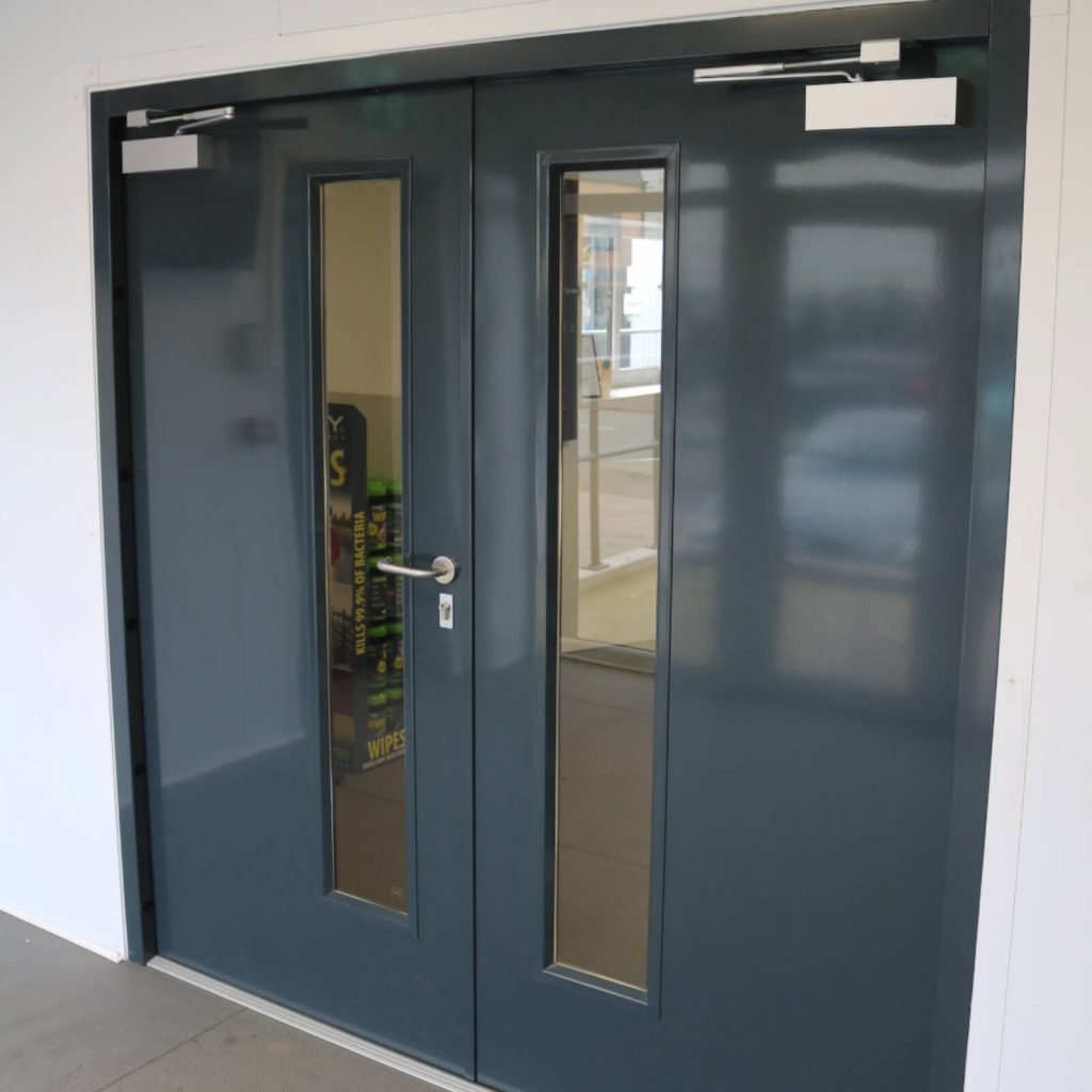 Double fire rated door