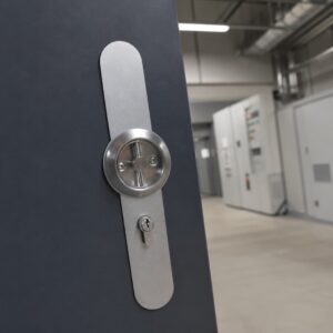Flush Mounted Door Handle Install External Example