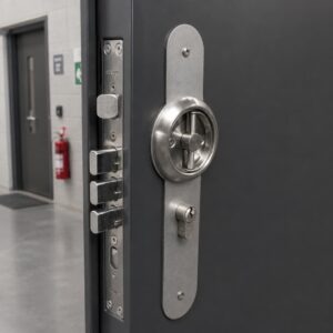Flush Mounted Door Handle Install Internal Example