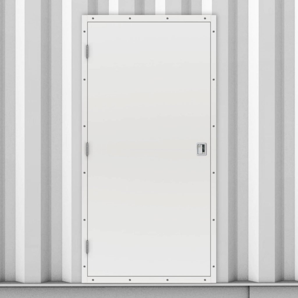 Standard Duty Shipping Container Side Door Latham's Doors