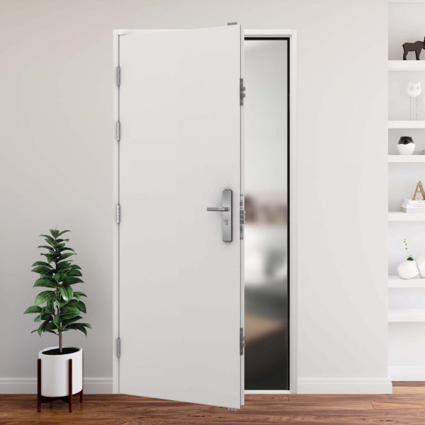Safe room door left hand out