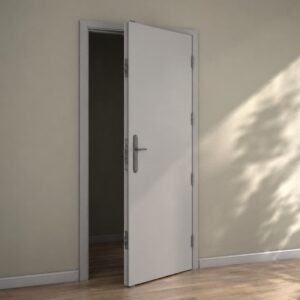 Strong Room Door & Frame Surfmist Install Example