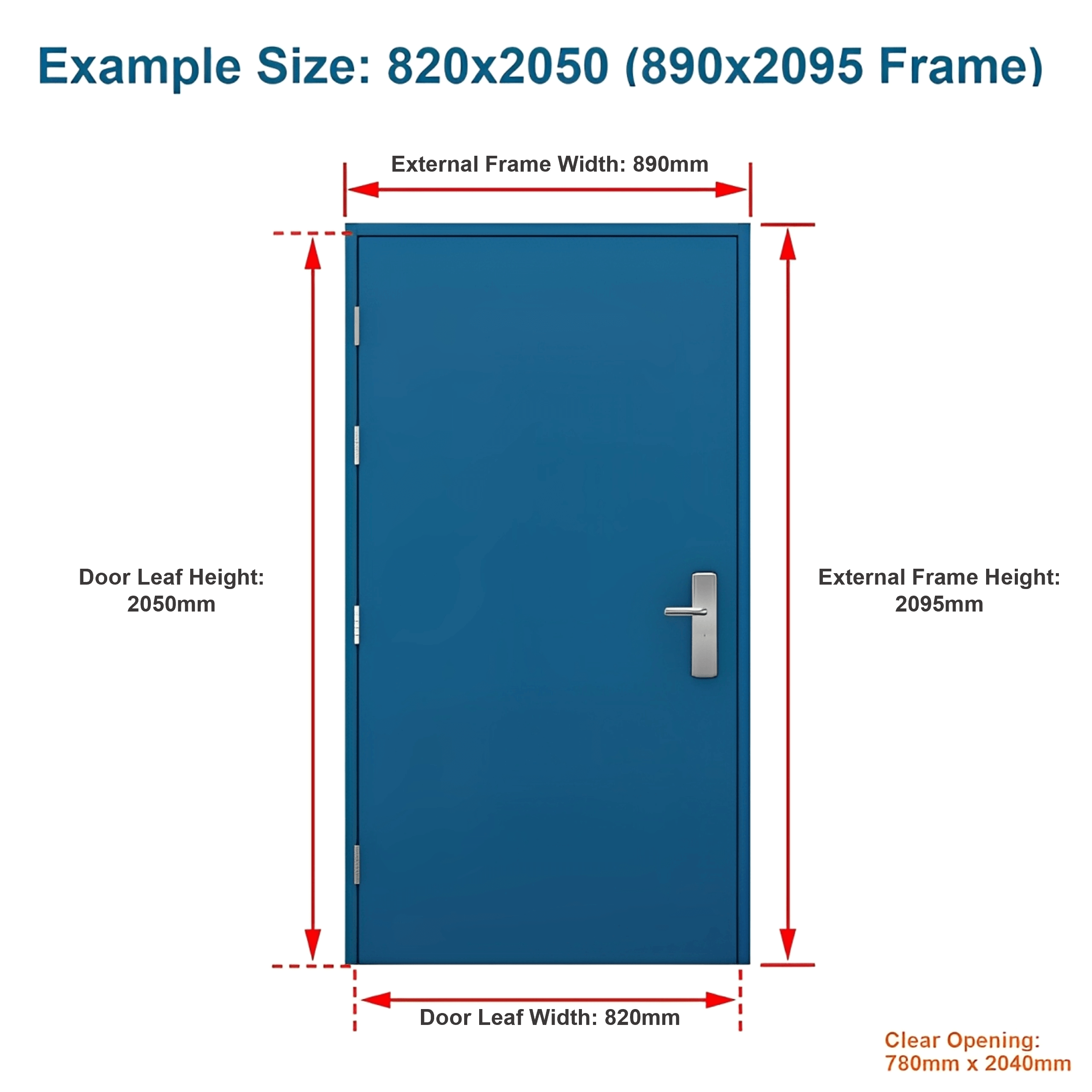 Security Front Door & Frame - Image 7