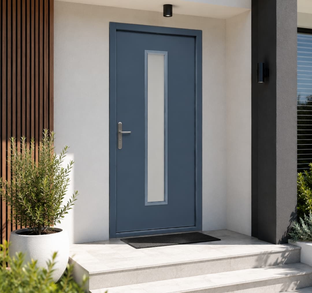 Security Front Door & Frame Gully Blue Ridge Install Example