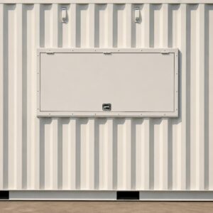 Container Wall Hatch Closed Example