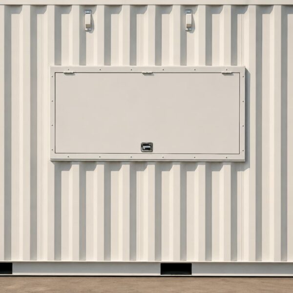 Container Wall Hatch Closed Example