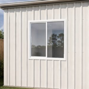 Double Glazed Shed Window Garage Install Example