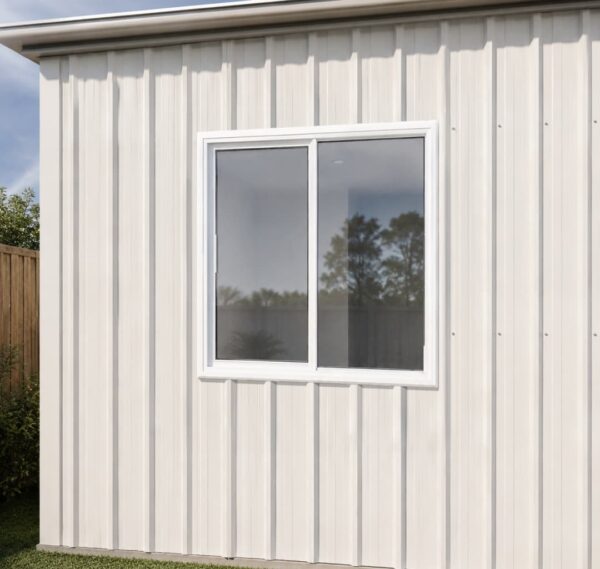 Double Glazed Shed Window Garage Install Example