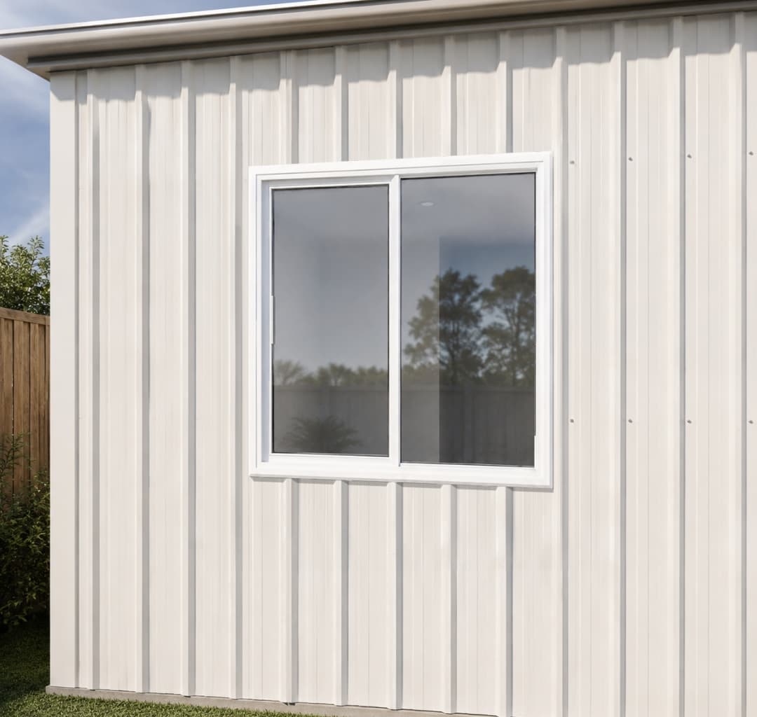 Double Glazed Shed Window Garage Install Example