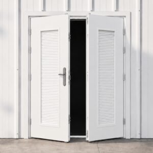 Steel Air Vent Double Door & Frame Example