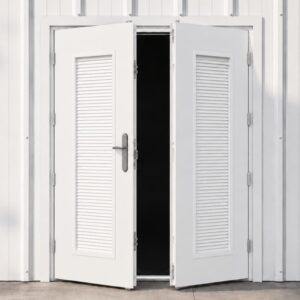 Steel Air Vent Double Door & Frame Example 2026 with 4 Hinges
