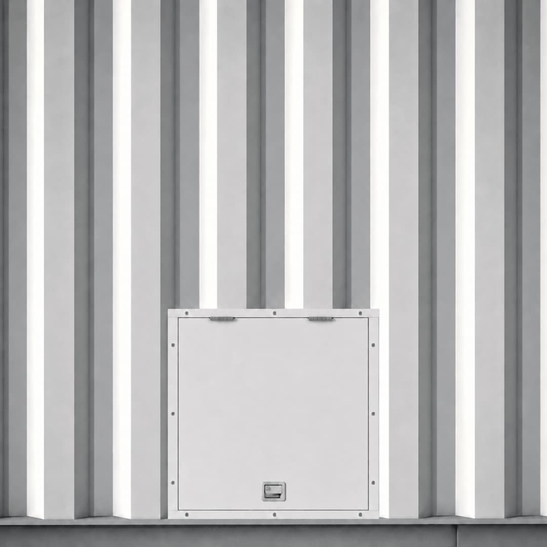 Container Access Hatch Installation Example