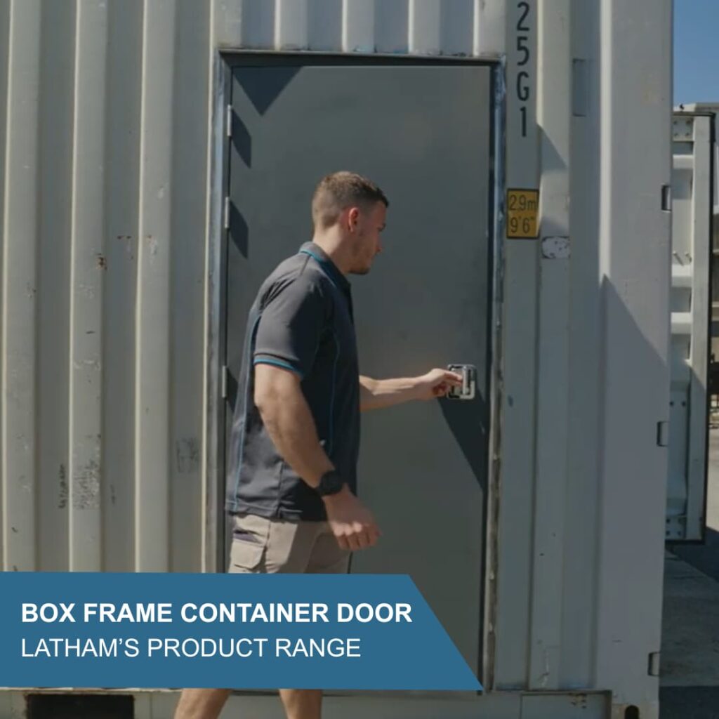 Box Frame Container Door - Weld Straight In | Latham's Doors