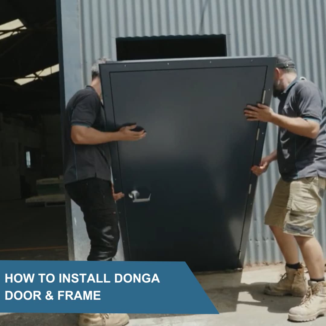 Standard Double Container Side Door & Frame - Image 7