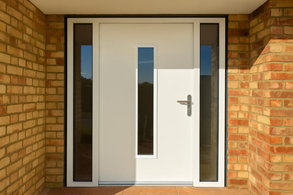 Security Door with side lights