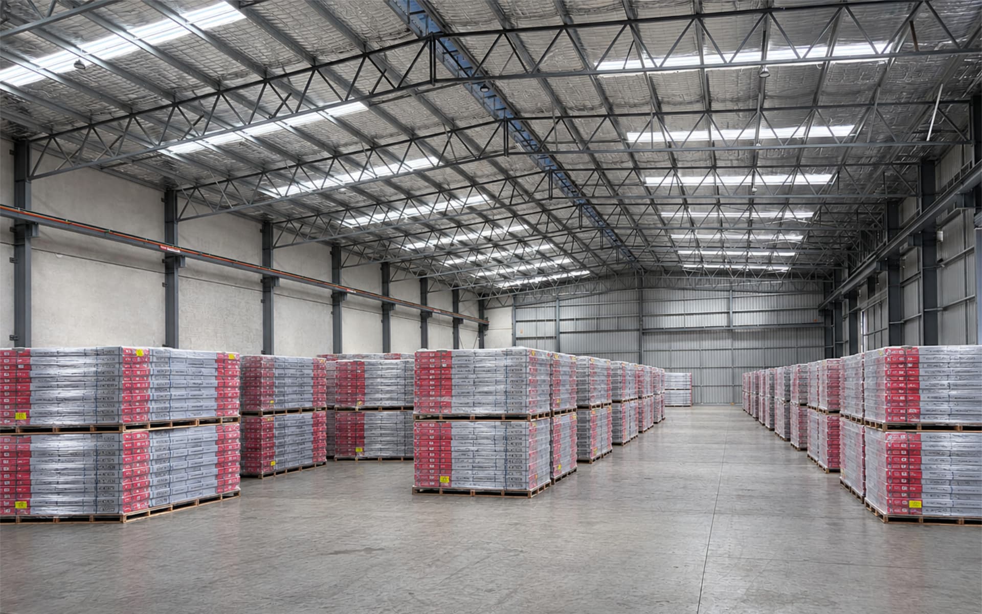 Internal photo of Latham's Steel Doors new Brisbane depot