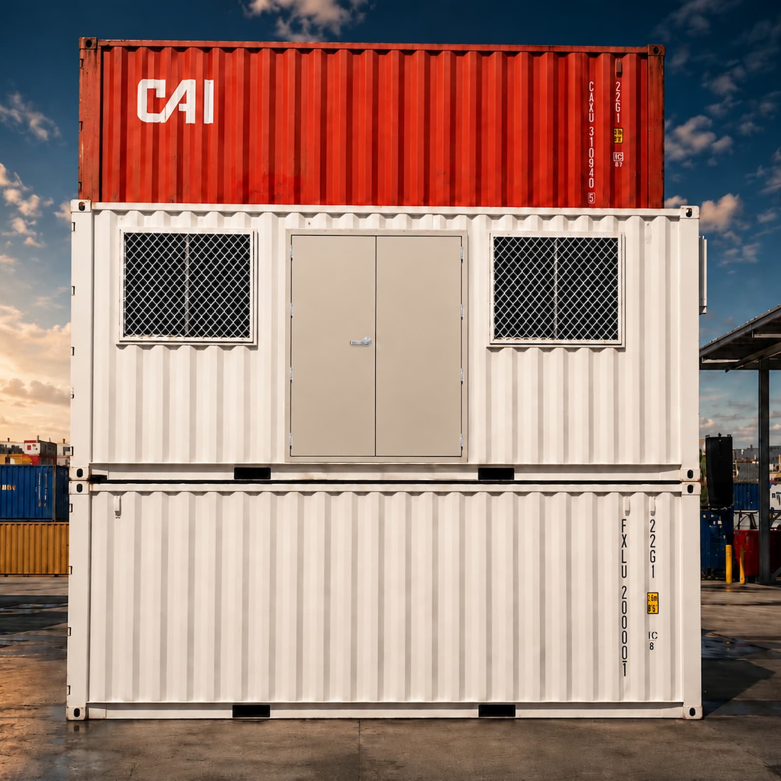 Standard Double Container Side Door & Frame - Image 6