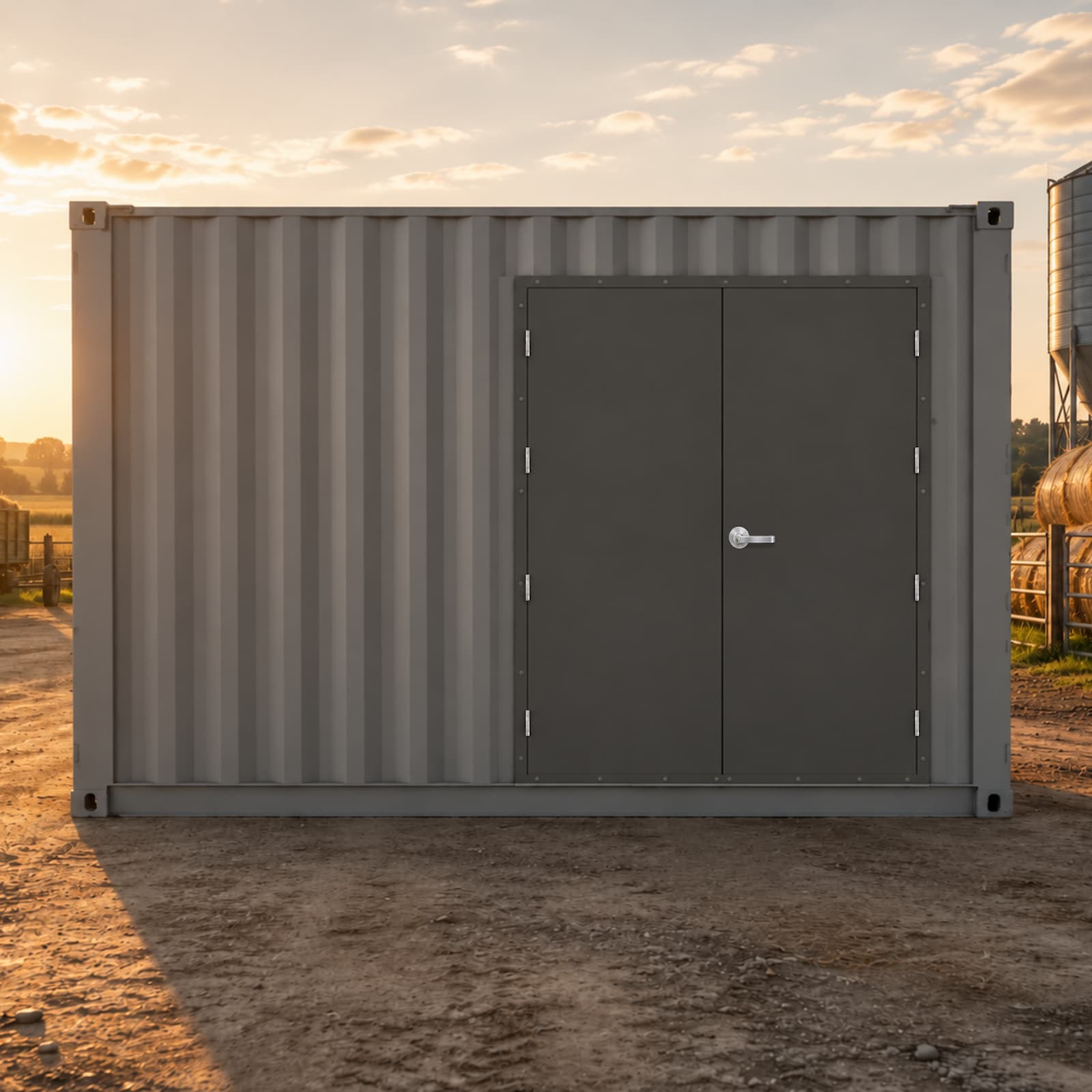 Standard Double Container Side Door & Frame - Image 5