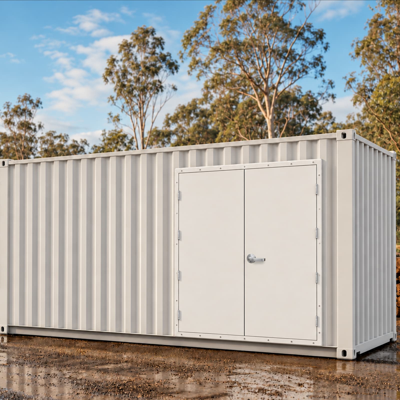 Standard Double Container Side Door & Frame - Image 4